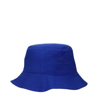Burberry Blue Fabric Bucket Hats In Blue