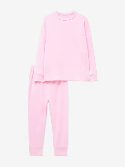 Roarsome Girls Bamboo Base Layers Thermal Set In Pink