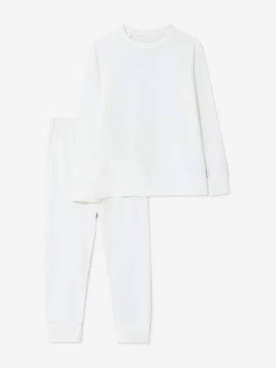 Roarsome Kids Bamboo Base Layers Thermal Set In White