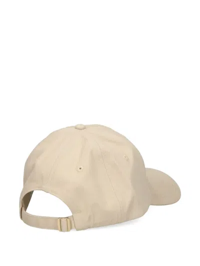 Tommy Hilfiger Chic Th Logo-plaque Cap In Neutral