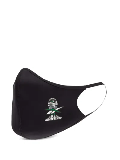 Reebok Large Icon Face Cover (pack Of Three) In Black