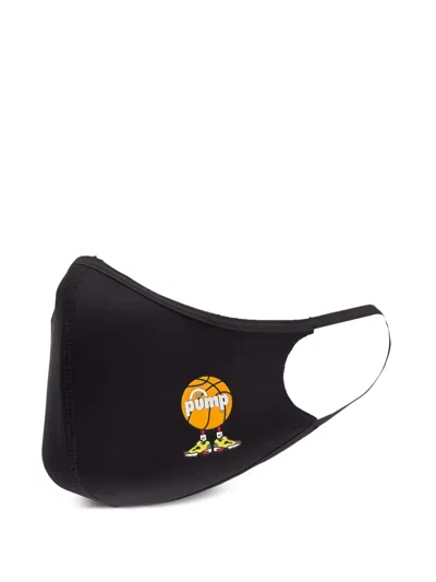 Reebok Large Icon Face Cover (pack Of Three) In Black