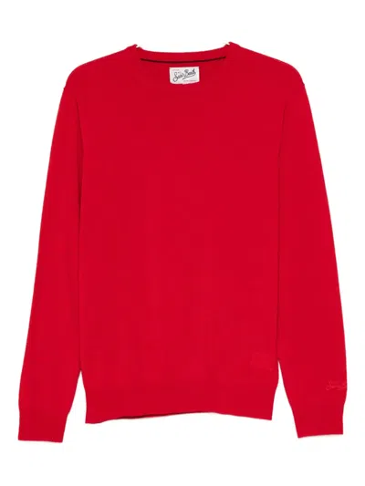 Mc2 Saint Barth Crew-neck Sweater In Red