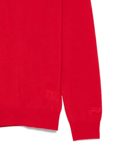 Mc2 Saint Barth Crew-neck Sweater In Red