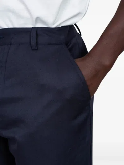 Universal Works Military Chino Trousers In Blue