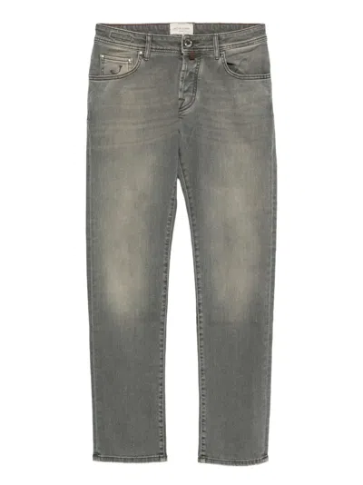 Jacob Cohen Five-pocket Jeans In Green