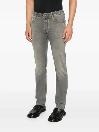 Jacob Cohen Five-pocket Jeans In Green