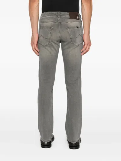 Jacob Cohen Five-pocket Jeans In Green