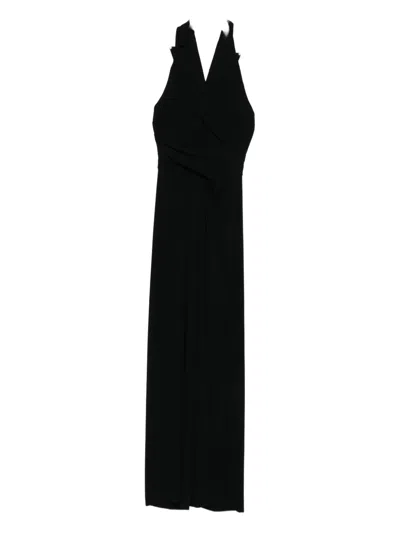 Talbot Runhof Halterneck Jumpsuit In Black
