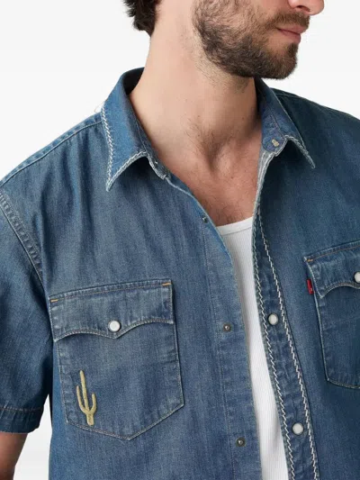 Levi's Denim Shirt In Blue