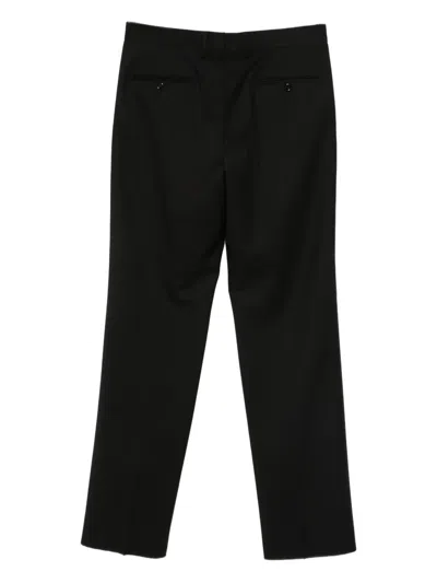 Lardini Concealed-fastening Trousers In Black
