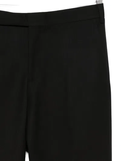 Lardini Concealed-fastening Trousers In Black