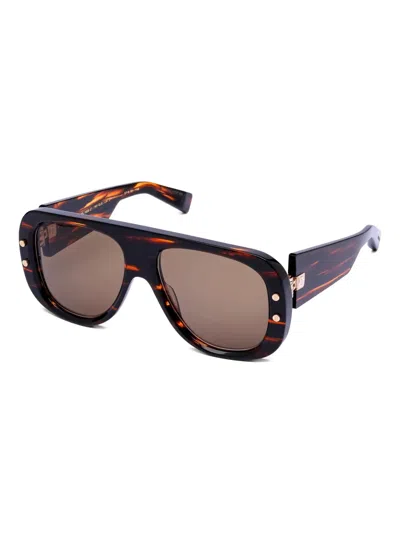 Balmain Pulse Pilot-frame Sunglasses In Multi