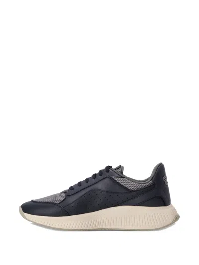 Hugo Boss Ttnm Evo Panelled Sneakers In Black