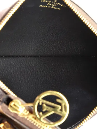 Pre-owned Louis Vuitton Trio Pouch Set Reverse Monogram Giant Clutch Bag In Brown