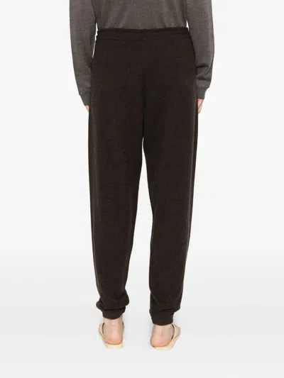 The Row Drawstring Trousers In Brown