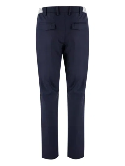 Eleventy Drawstring Jogger Trousers In Blue