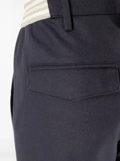 Eleventy Drawstring Jogger Trousers In Blue