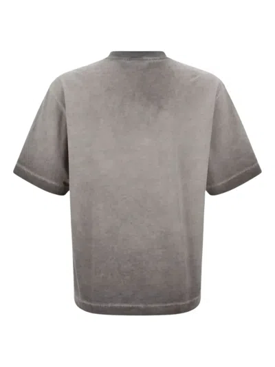 Off-white T-shirt With Logo In Gray