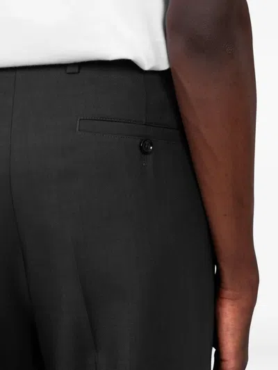 Ami Alexandre Mattiussi Ami Paris Black Wool Pant In Black