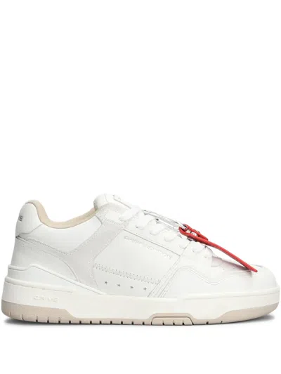 Crime London Dribble Sneakers In White