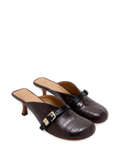 Ganni Sue Mules In Brown