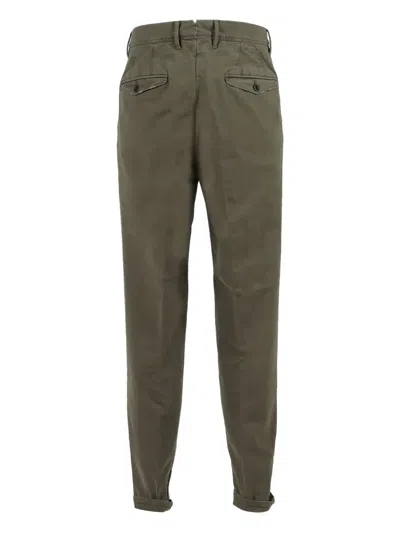 Incotex Pleated Trousers In Green