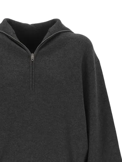 Balenciaga Back-to-front Zip Sweater In Animal Print