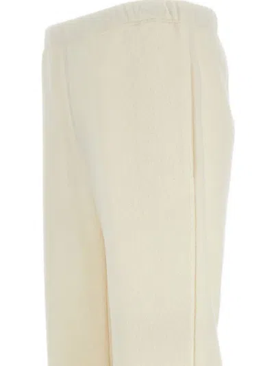 Rier Drawstring-waist Wool Trousers In Animal Print