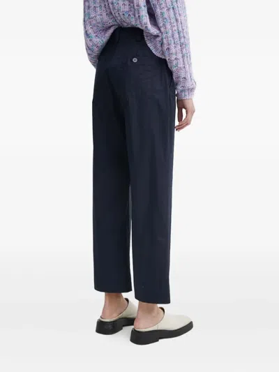 Ps By Paul Smith Buttoned Trousers In Blue