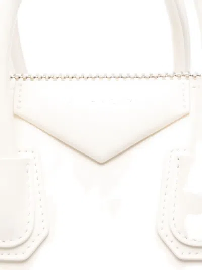 Givenchy Structured Clutch Bag Top Handles In White