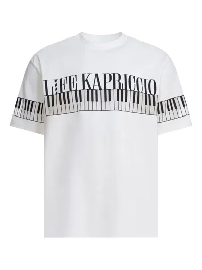Kapital Piano-print T-shirt In White