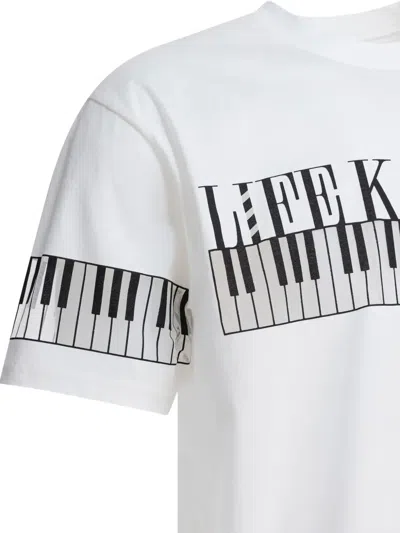 Kapital Piano-print T-shirt In White