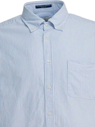 Bd Baggies Striped Pocket Shirt In Blue