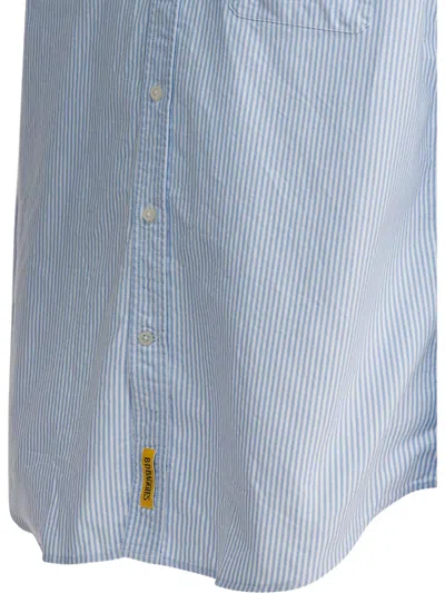 Bd Baggies Striped Pocket Shirt In Blue