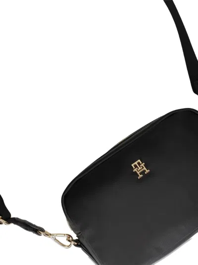 Tommy Hilfiger Th Monogram Crossbody Bag In Black