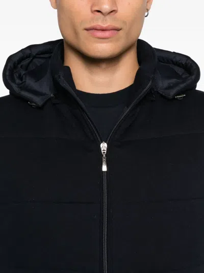 Doriani Cashmere Zip-fastening Vest In Blue