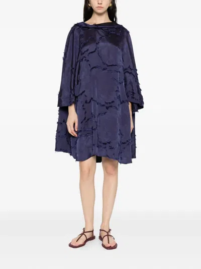 Talbot Runhof Fringed Mini Dress In Multi