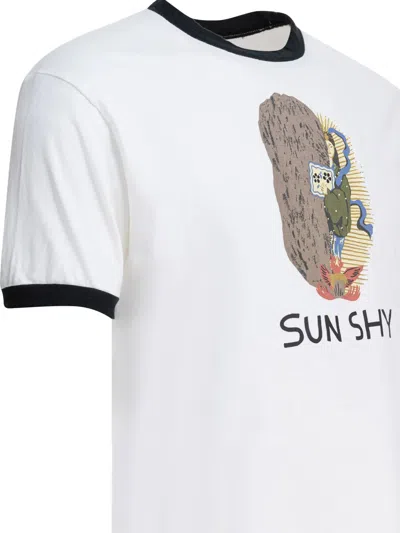 Kapital Graphic Ringer T-shirt In White