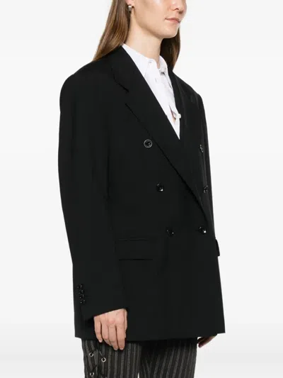 Tagliatore Double-breasted Jacket In Black