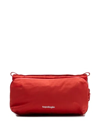 Topologie Medium Bottle Sacoche Messenger Bag In Red