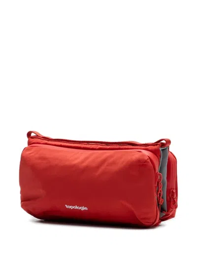 Topologie Medium Bottle Sacoche Messenger Bag In Red