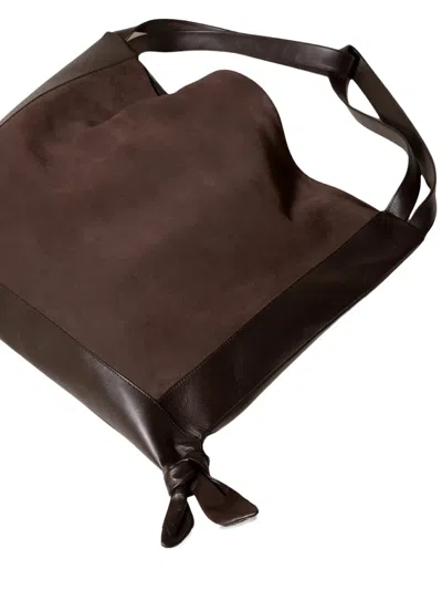 CADOR 绒面皮结饰单肩包