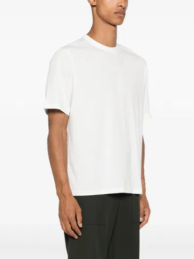 Studio Nicholson Basic Round Neck Short Sleeve T-shirt In White