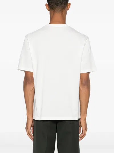 Studio Nicholson Basic Round Neck Short Sleeve T-shirt In White