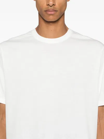 Studio Nicholson Basic Round Neck Short Sleeve T-shirt In White