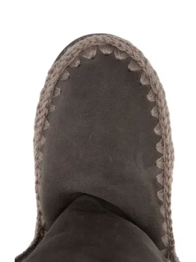 Mou Eskimo 24 Double Face Boots In Gray