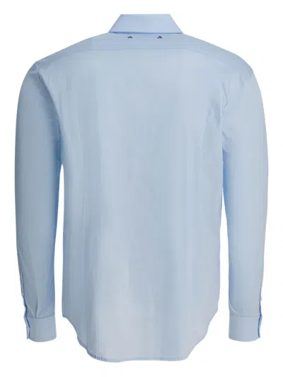 Altum Logo-embroidered Buttoned Shirt In Blue