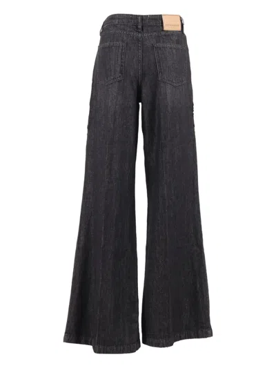 Ermanno Scervino Appliqué-detail Jeans In Black