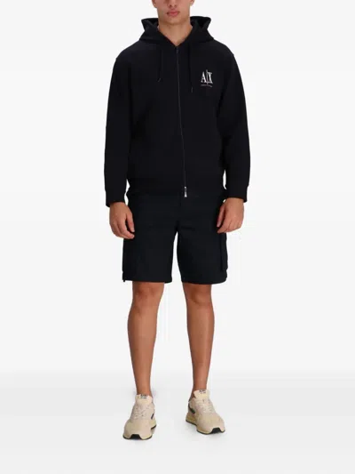Armani Exchange Zip-up Hoodie In Multi
